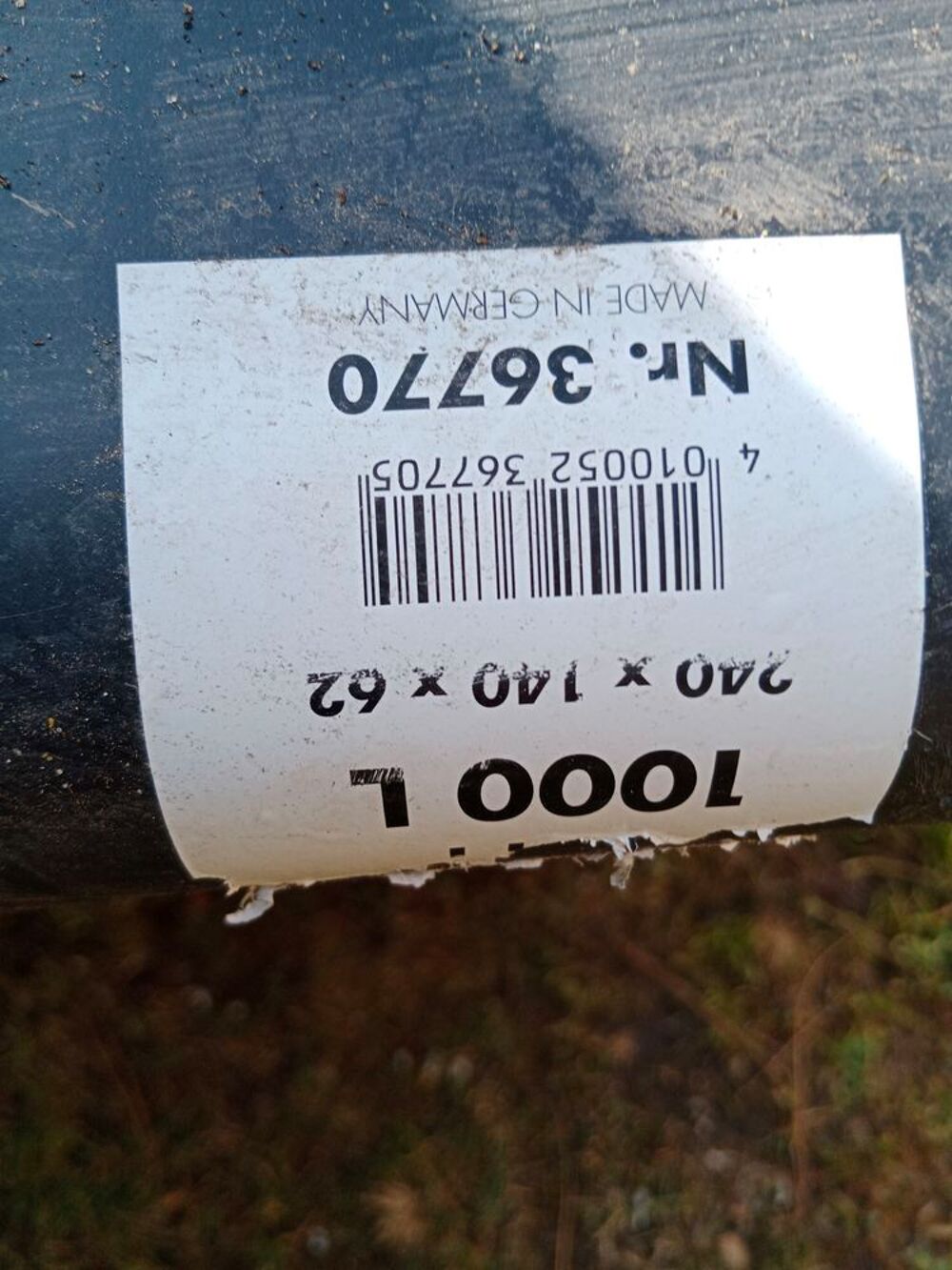 Bassin 1000l Jardin