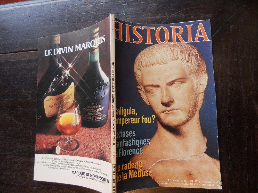 HISTORIA CALIGULA EMPEREUR FOU No 408 novembre 80 Livres et BD