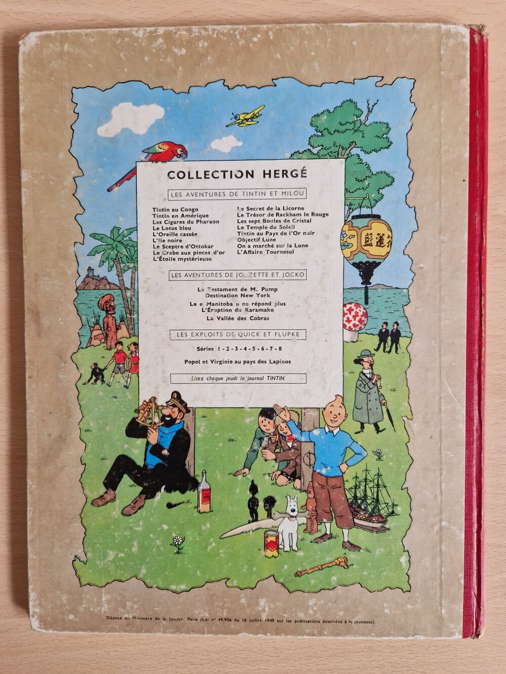 Tintin les cigares du pharaon b23 bis 1958 Livres et BD