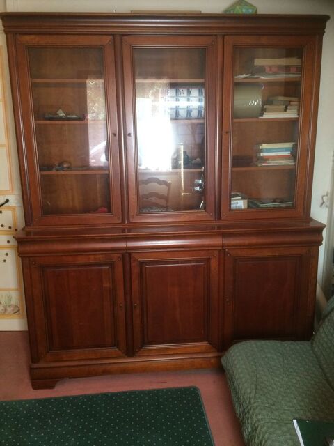 Buffet avec vitrines en merisier massif 500 Vidauban (83)