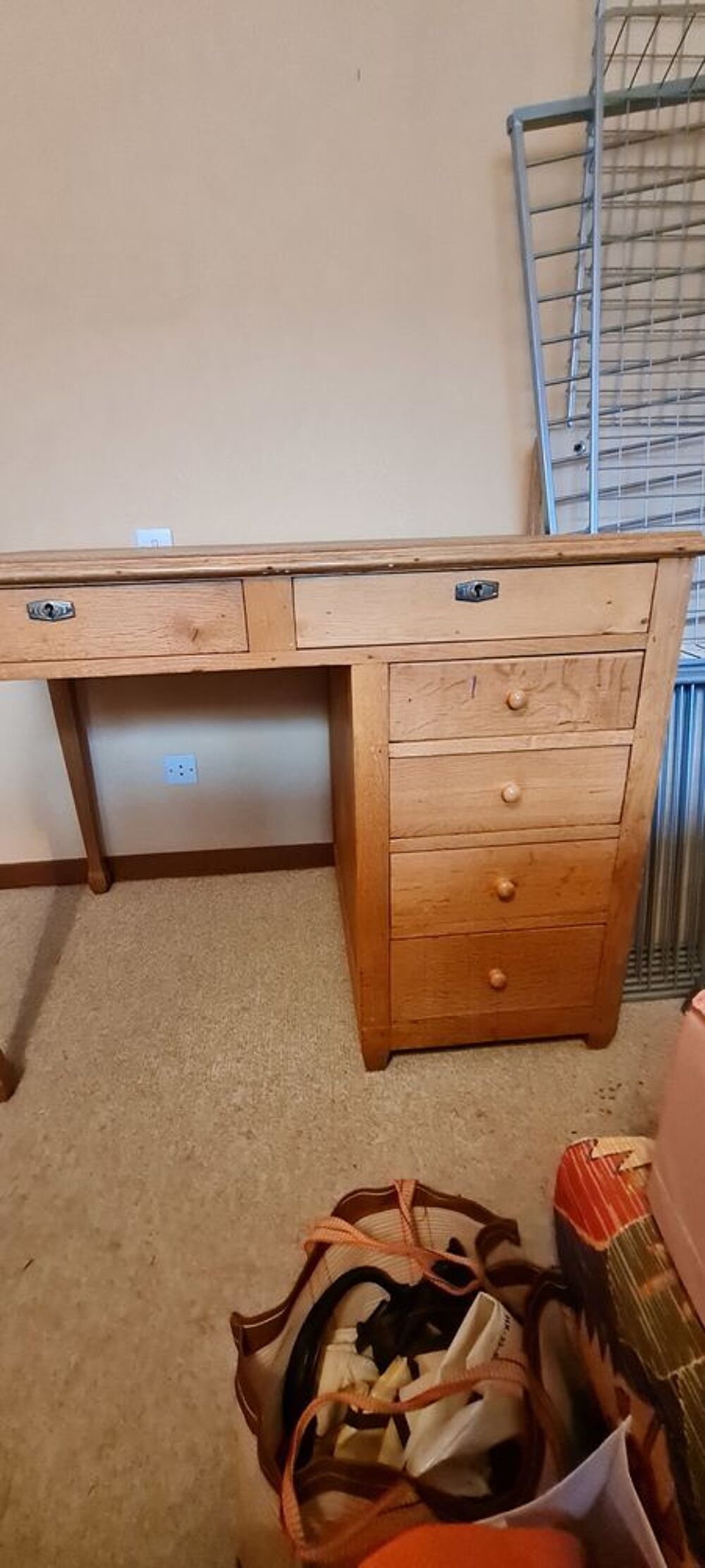 Bureau en ch&ecirc;ne massif Meubles