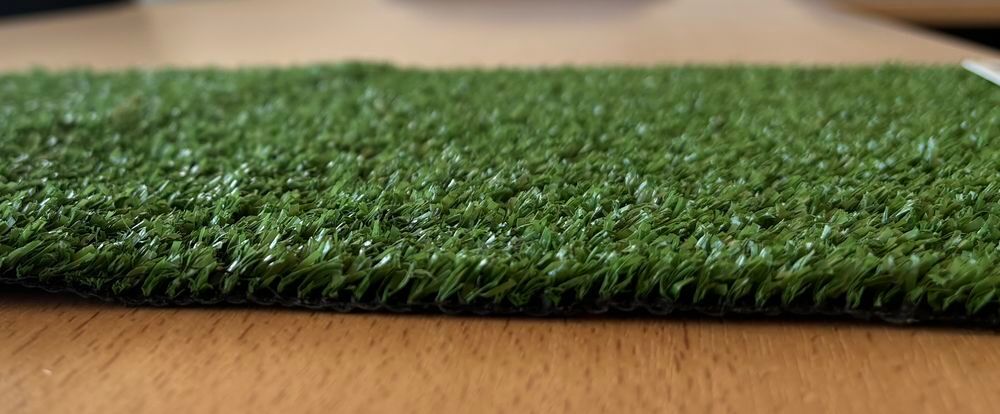 Gazon synth&eacute;tique &agrave; "fibre tondue" - 8mm de hauteur de fibre Jardin