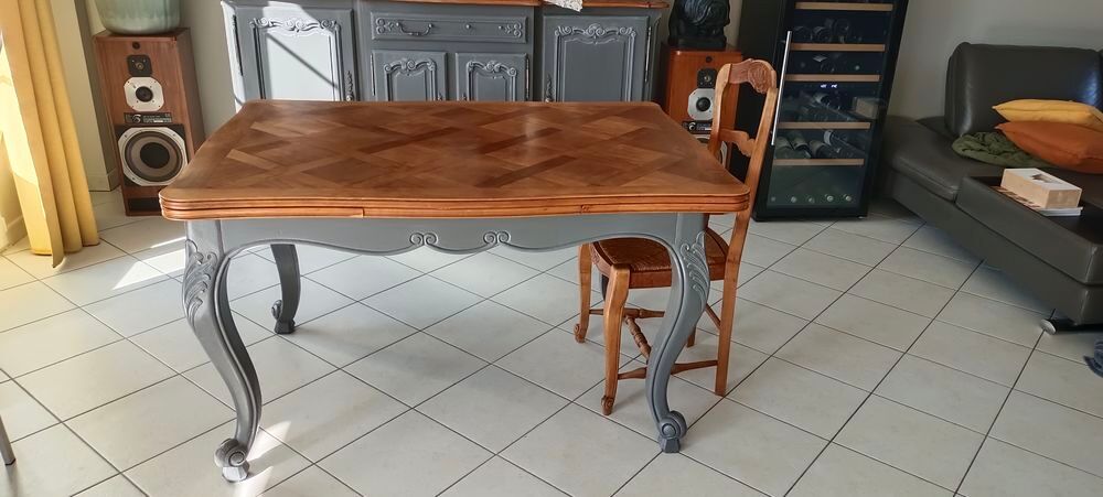 Table merisier ancienne avec 6 chaises Meubles