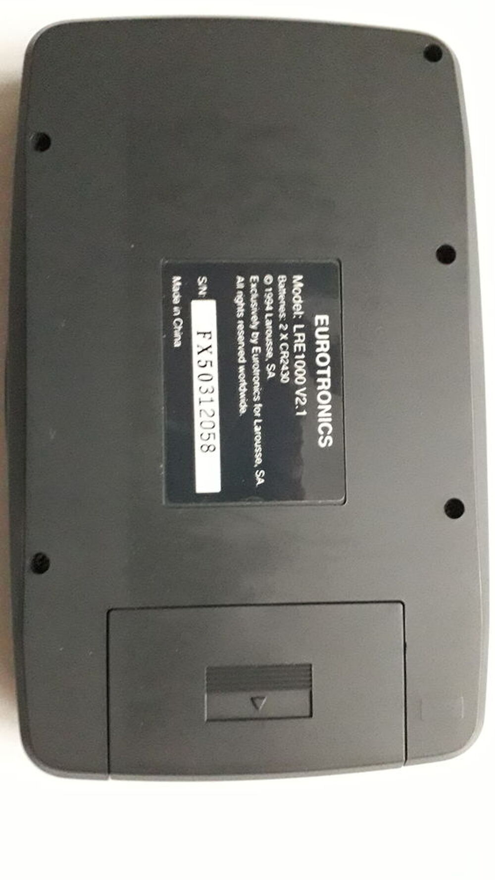 Dictionnaire de Fran&ccedil;ais Larousse Eurotronics
Matériel informatique