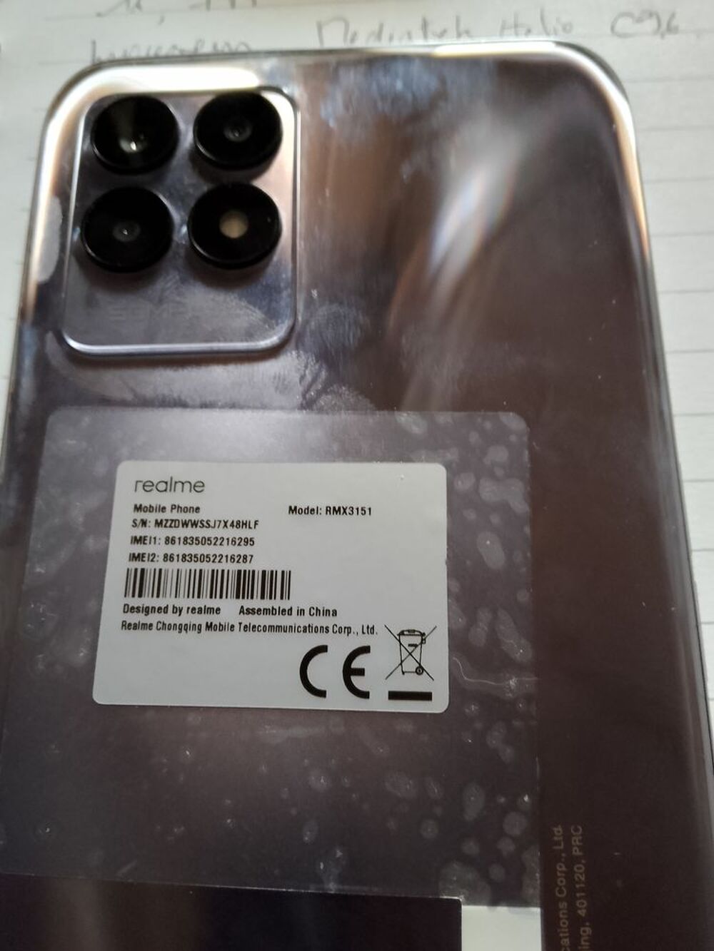 REALME 8 I , double SIM, 64 G Téléphones et tablettes