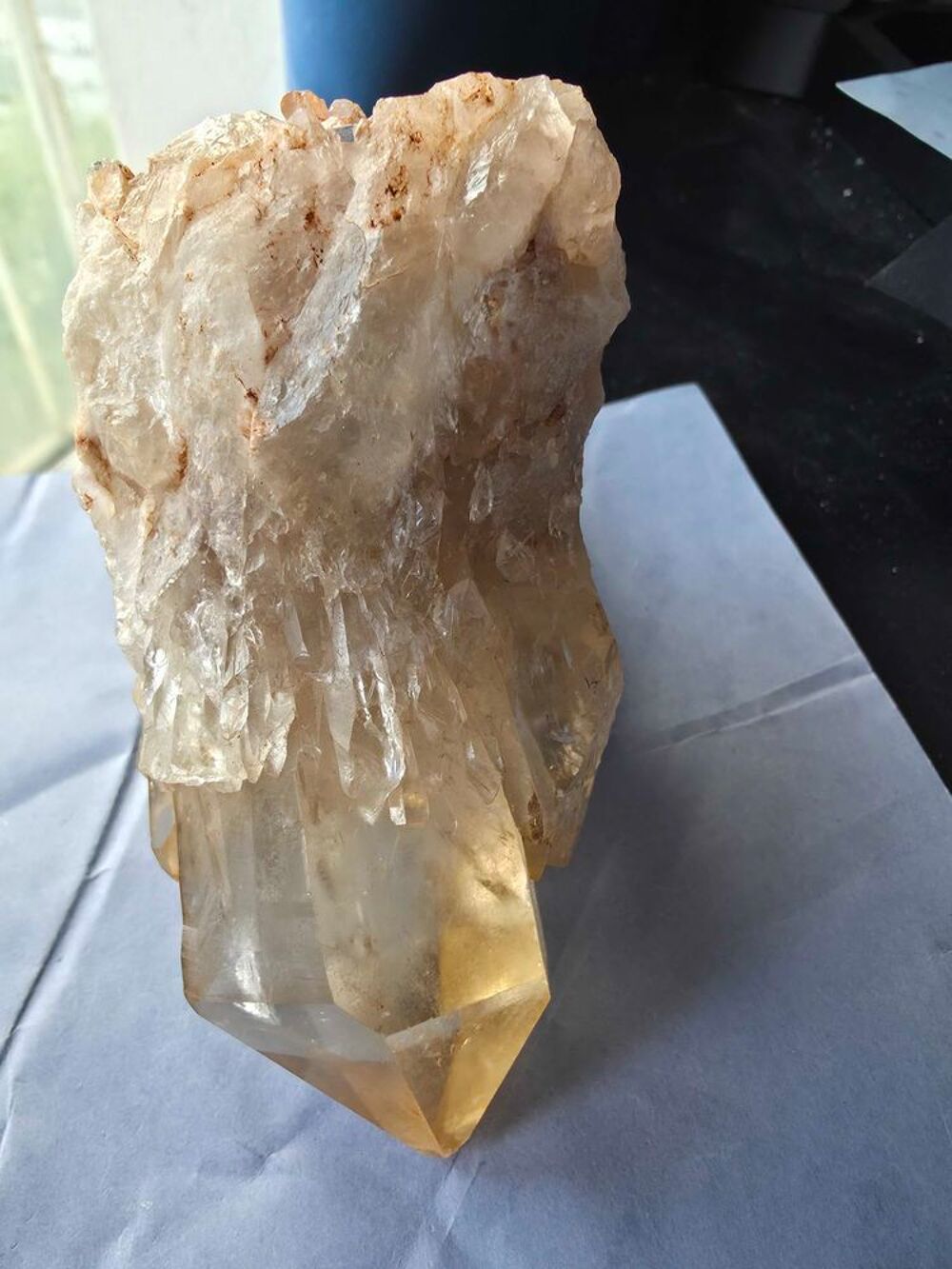 Sp&eacute;cimen Rare : Citrine Naturelle Brute de Kolwezi(Congo)-421g 