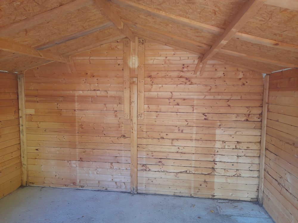 chalet en bois Bricolage