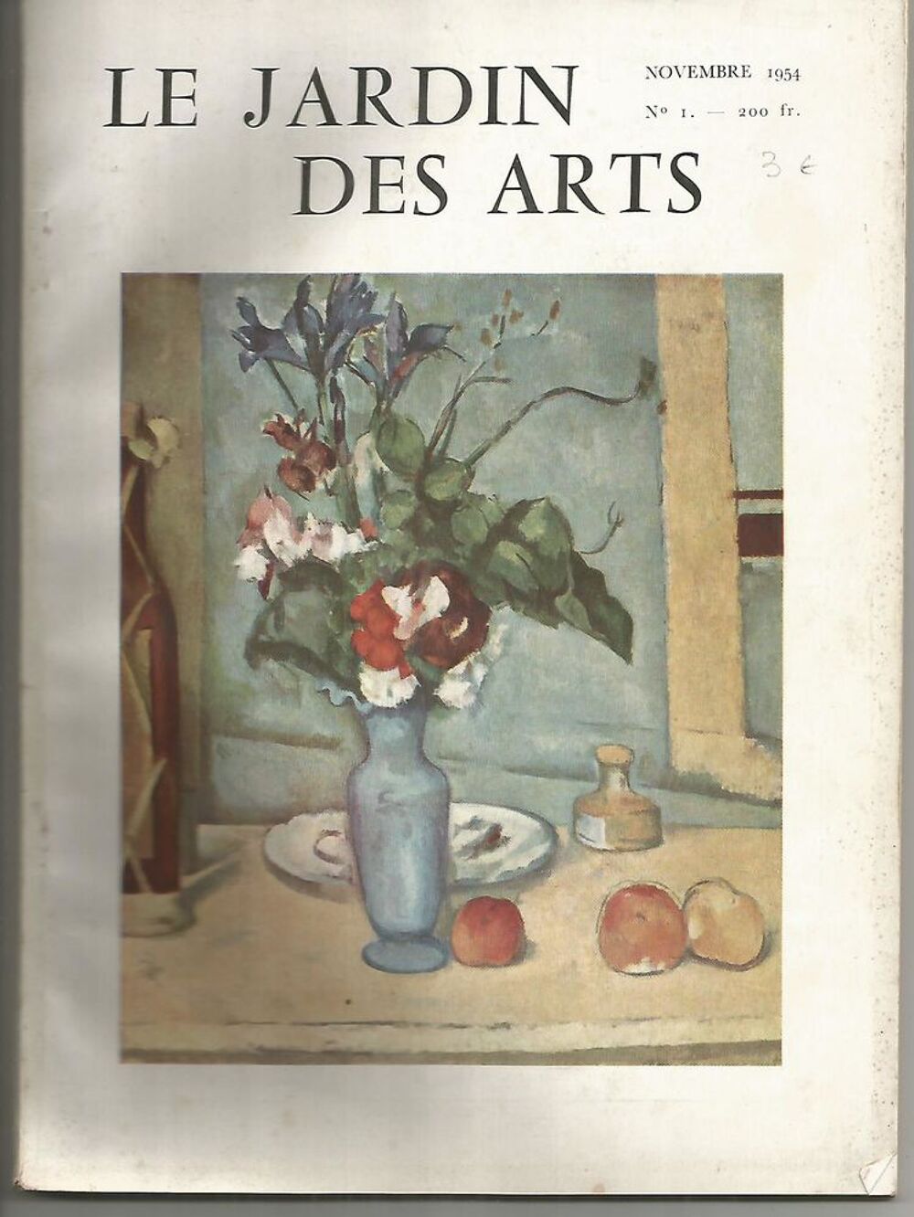 LE JARDIN DES ARTS N&deg; 1 - Novembre 1954 Livres et BD
