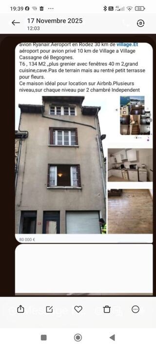 Maison � vendre 6 pi�ces 134 m�
