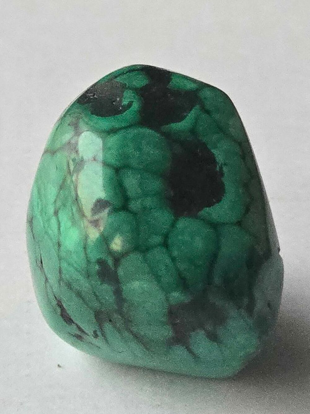 Malachite Polie du Katanga 18g-Pierre Naturelle Congo &amp; Lithoth&eacute;rapie 