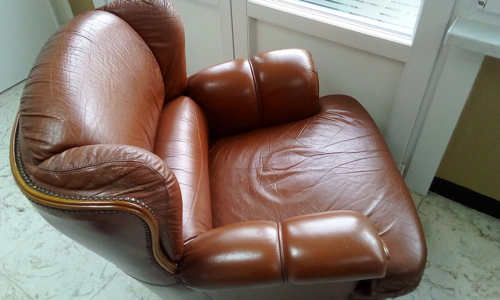 2 fauteuils cuir Meubles
