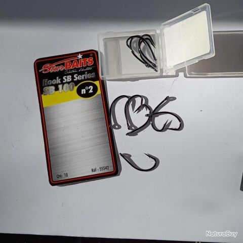 HAMECONS hook SB100- taille 2 star baits peche gros poissons 5 Saumur (49)