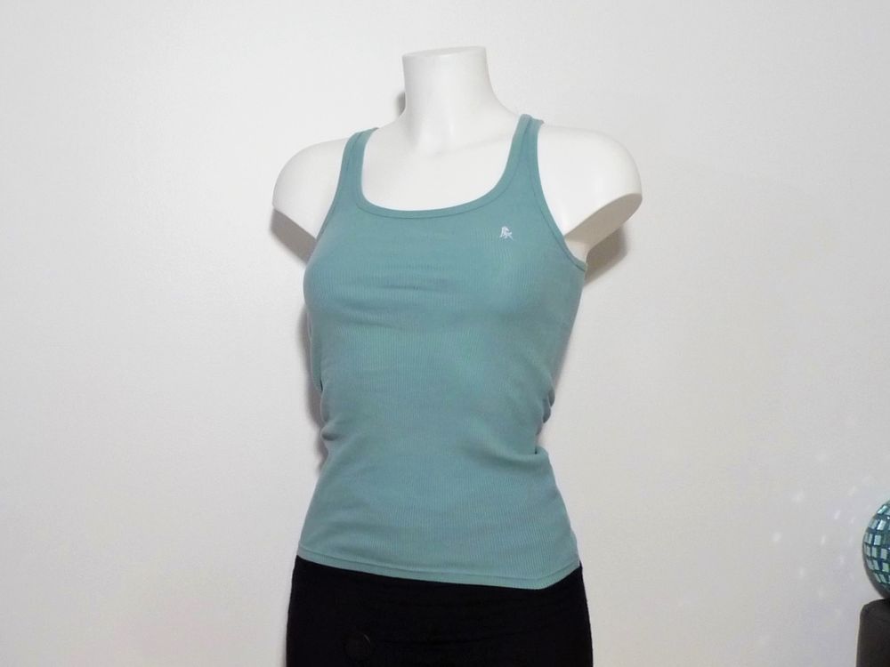 Top/ Tee Shirt 100% Coton Bleu Turquoise- Active Wear Vêtements