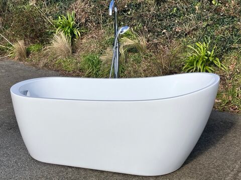 Baignoire lot Moderne Blanche 700 Landudec (29)