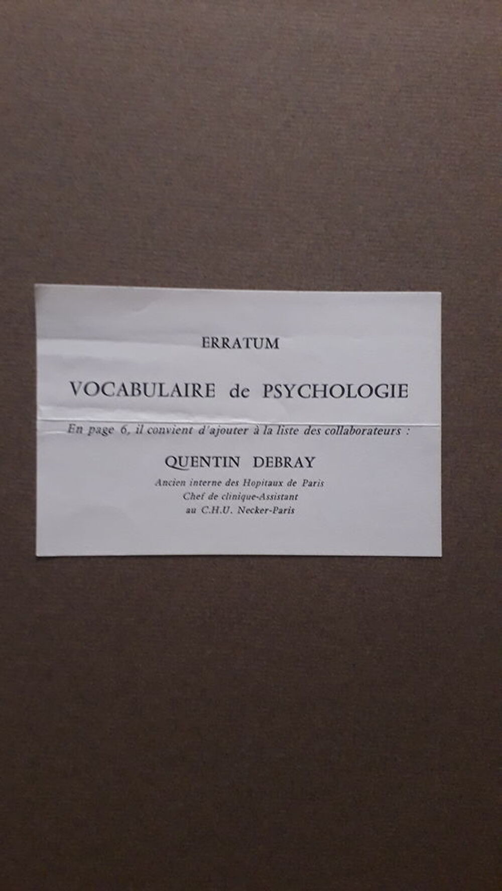 Encyclop&eacute;dies &eacute;ditions "LIVIS" Univers de la psychologie" Livres et BD