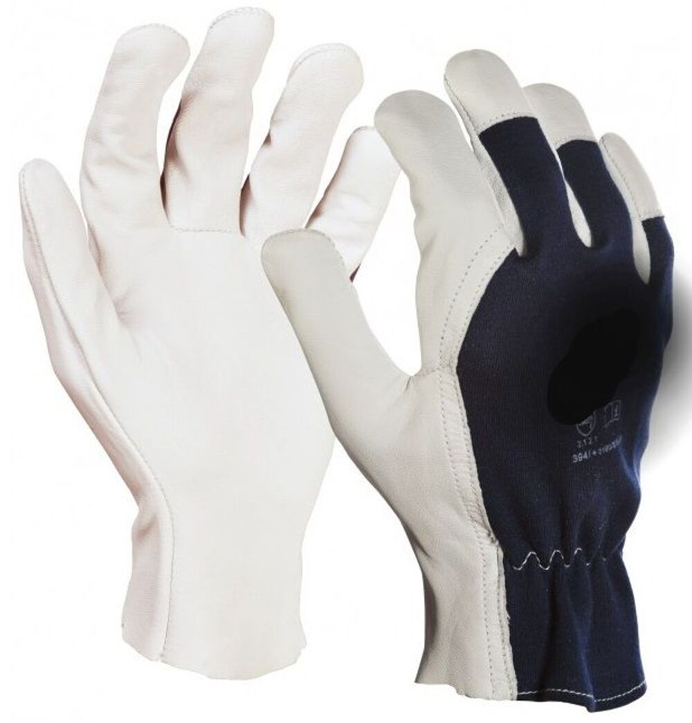 Par lot de 10 paires de gant de travail CUIR DE CH&Egrave;VRE MARQUE PRO SAFEWORKER TAILLE 9 ET 10 Bricolage