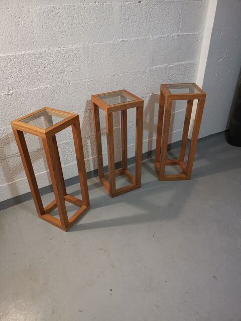 3 Stles en chne massif clair 70 Annecy-le-Vieux (74)