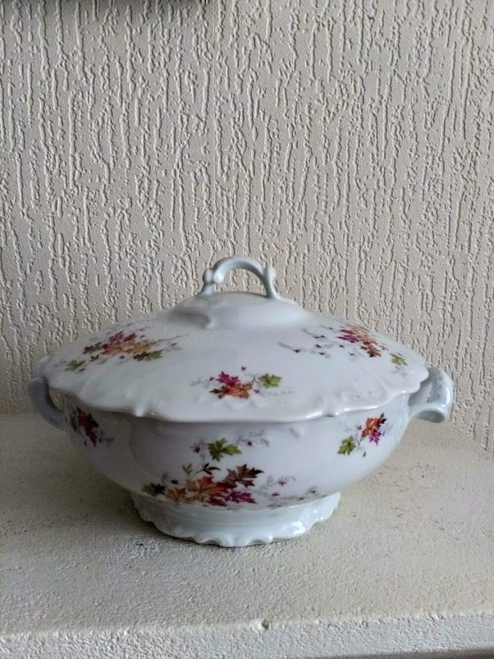 Superbe soupi&egrave;re en porcelaine de Limoges. Cuisine
