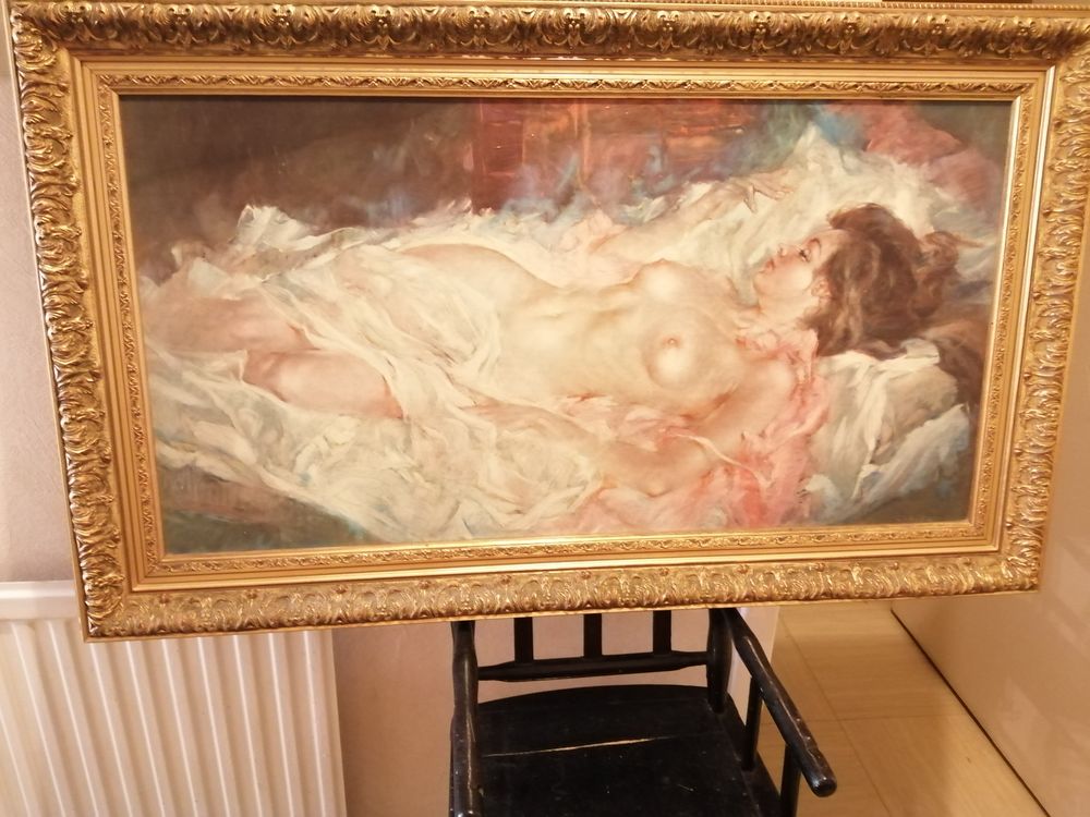 Tableau de Julian Ritter 'Venus Americaine' Reproduction Décoration