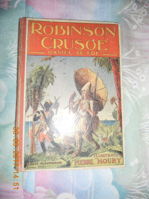 livre ancien ROBINSON CRUSOE 4 Ervy-le-Chtel (10)