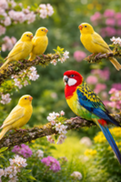  Recherche oiseaux habitués volières extérieure 