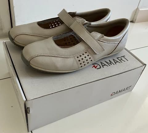 Chaussures Damart, femme, T-38, blanc / écru, iridescent 25 Marseille 10 (13)