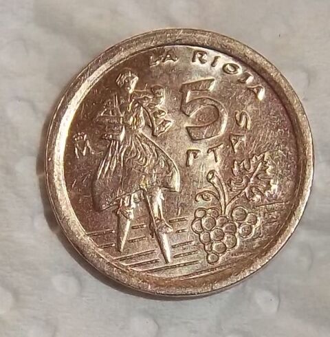 5 Pesetas année 1996 1 Colombier-Fontaine (25)