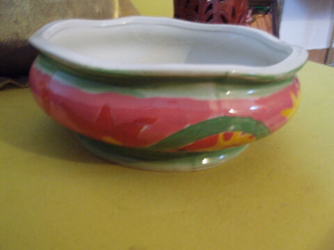 Compotier ou grand bol color� en fa�ence 7 Herblay (95)