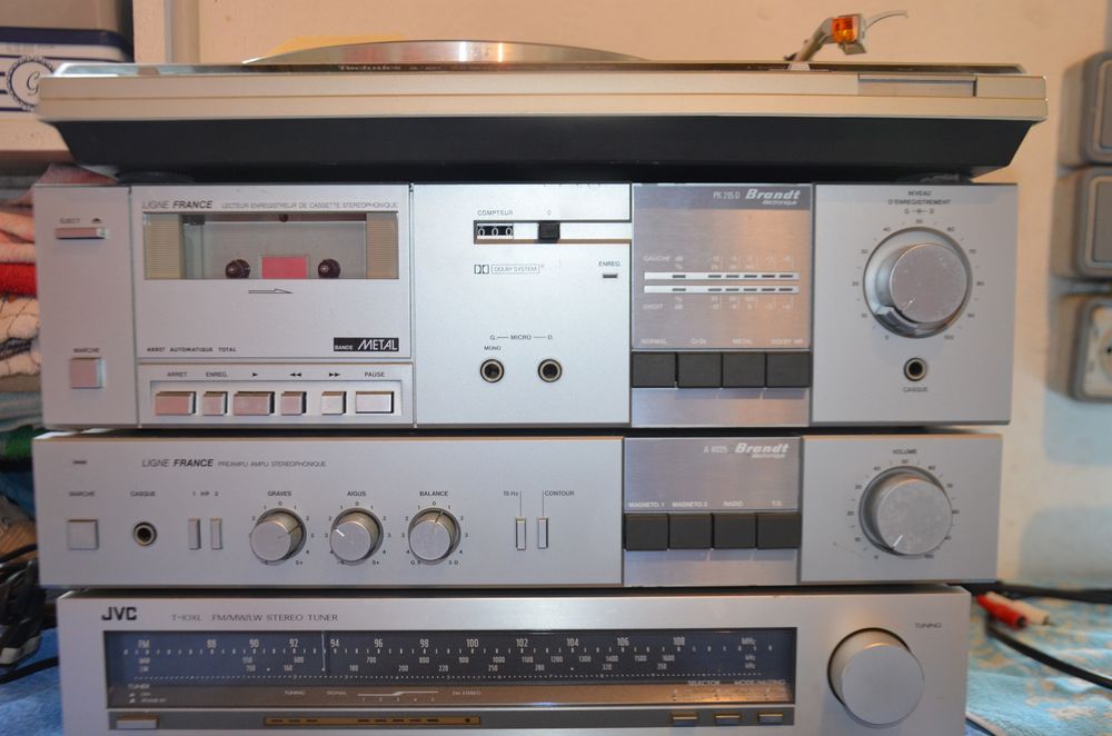 Cha&icirc;ne HiFi ann&eacute;es 80 Audio et hifi