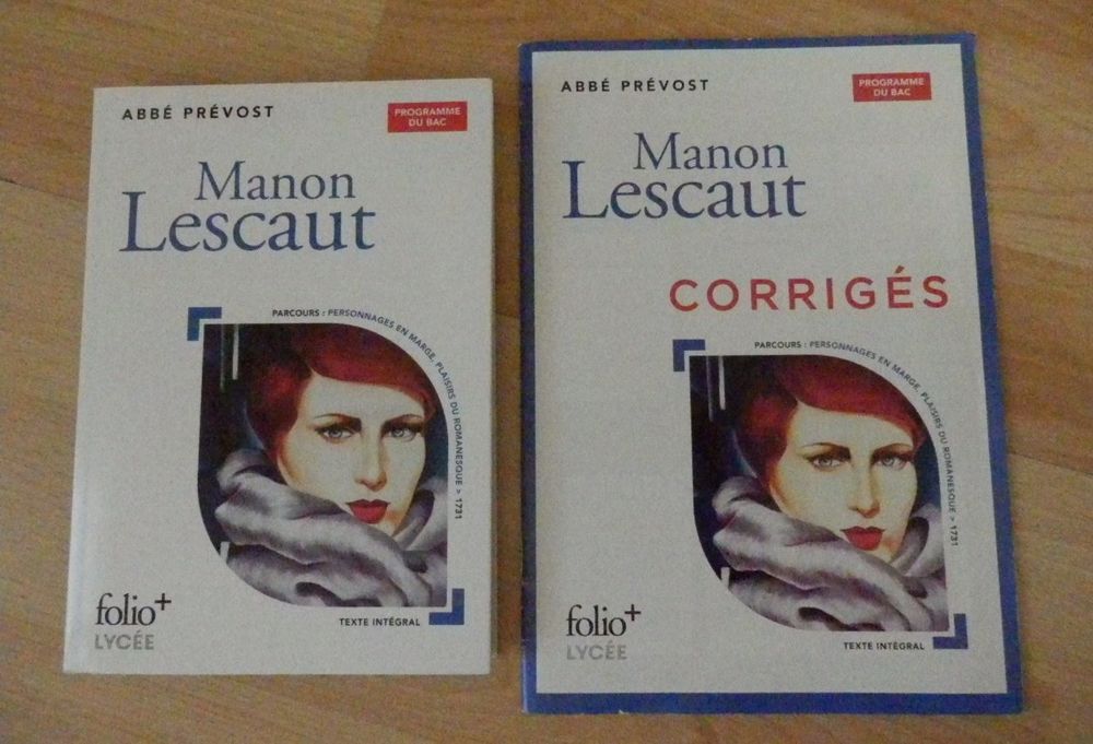 Livre + corrig&eacute;s : Manon Lescaut : NEUF Livres et BD