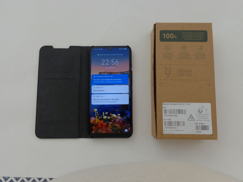 T&eacute;l&eacute;phone portable HONOR X6 NOIR Téléphones et tablettes