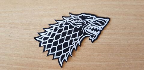 Ecusson brod 
Game of throne 
Maison stark 
12x10 cm
5 Carnon Plage (34)