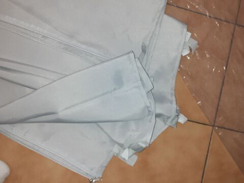 Rideaux gris clair tonnelle 5m de long, 1,84 de haut, NEUFS La Valette-du-Var (83)