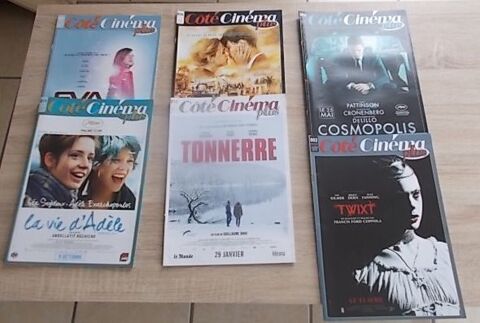 Lot 6 magazines hors commerce : COTE CINEMA PLUS 10 Salignac (33)