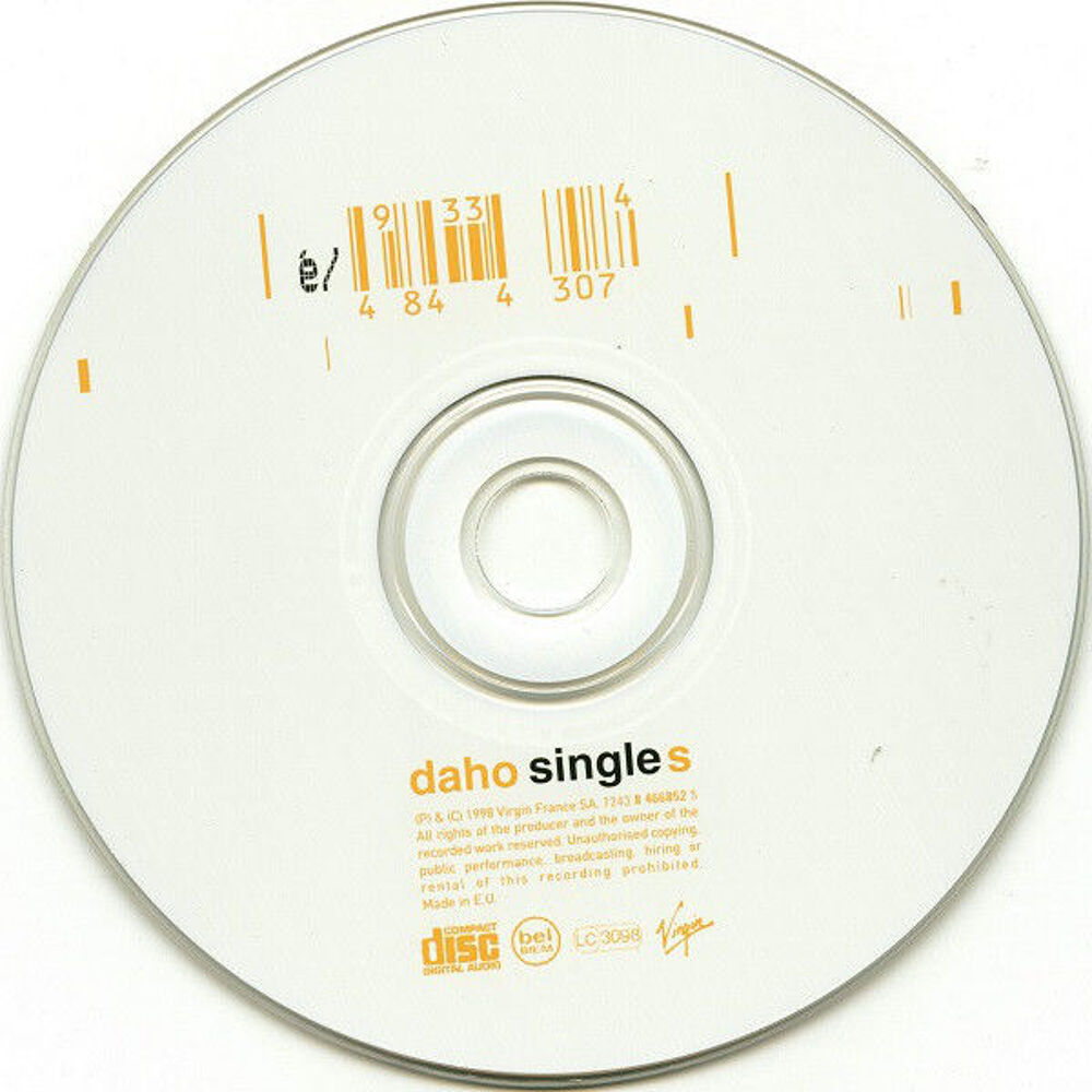 cd Daho ?? Singles (&eacute;tat neuf) CD et vinyles