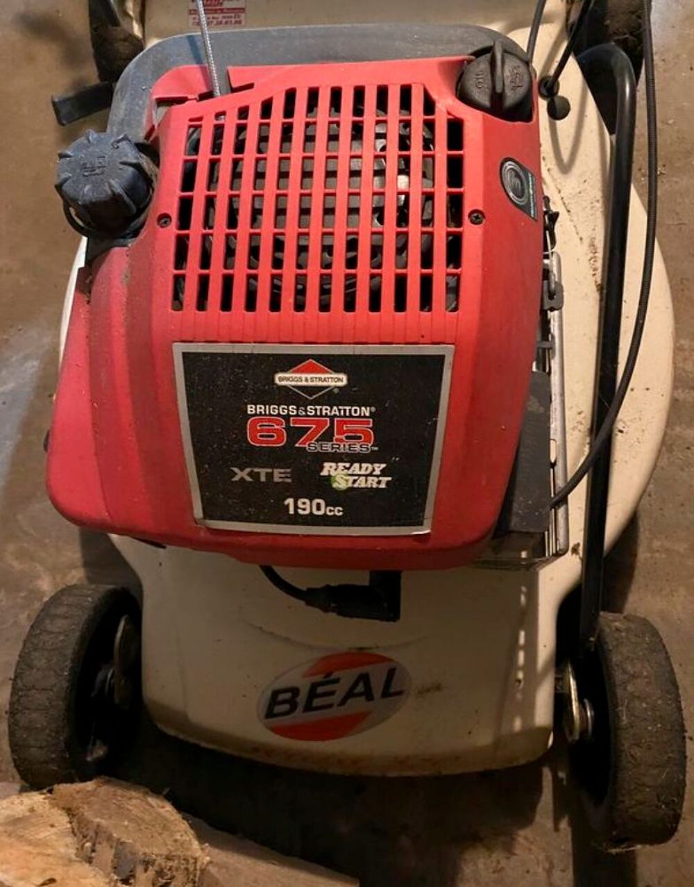 Tondeuse Briggs et Stratton 675 s&eacute;ries XTE 190 cc Jardin