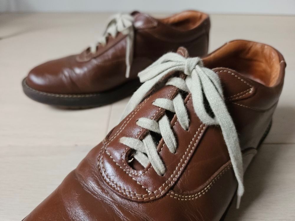 Derby cuir, Ted Lapidus, fab italienne, T 39 Chaussures