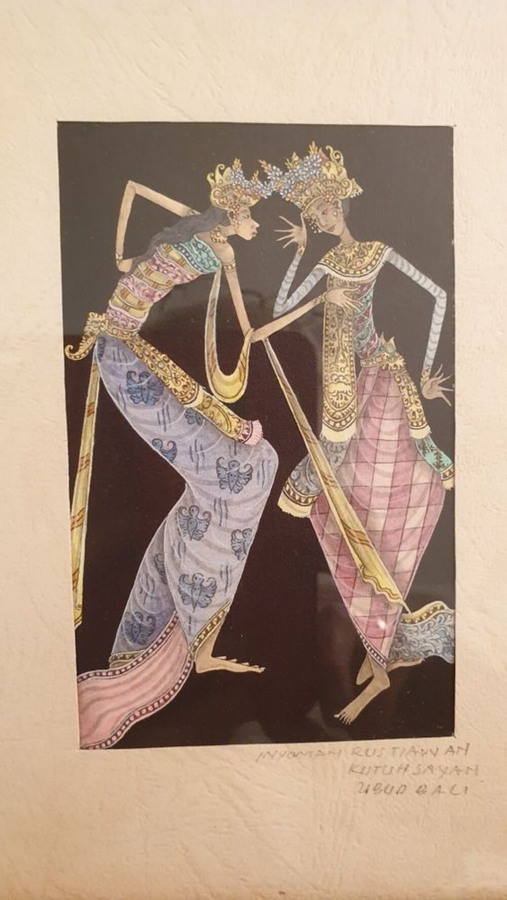 Fine peinture indon&eacute;sienne 