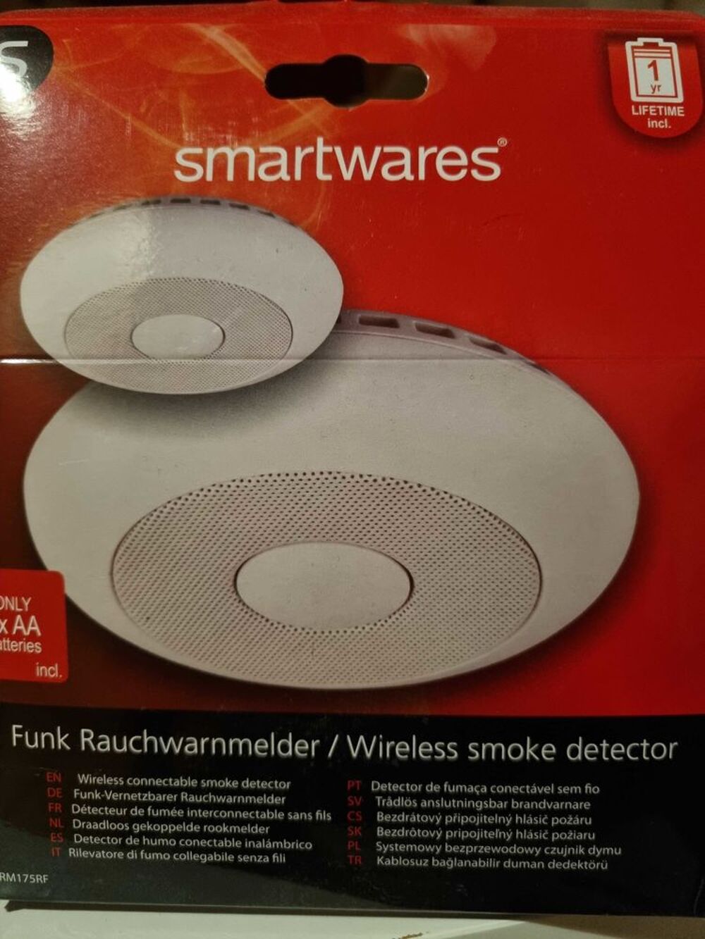 Lot de 2 d&eacute;tecteurs de fum&eacute;e interconnectables Bricolage