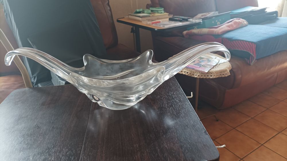 corbeille &agrave; fruit en verre 