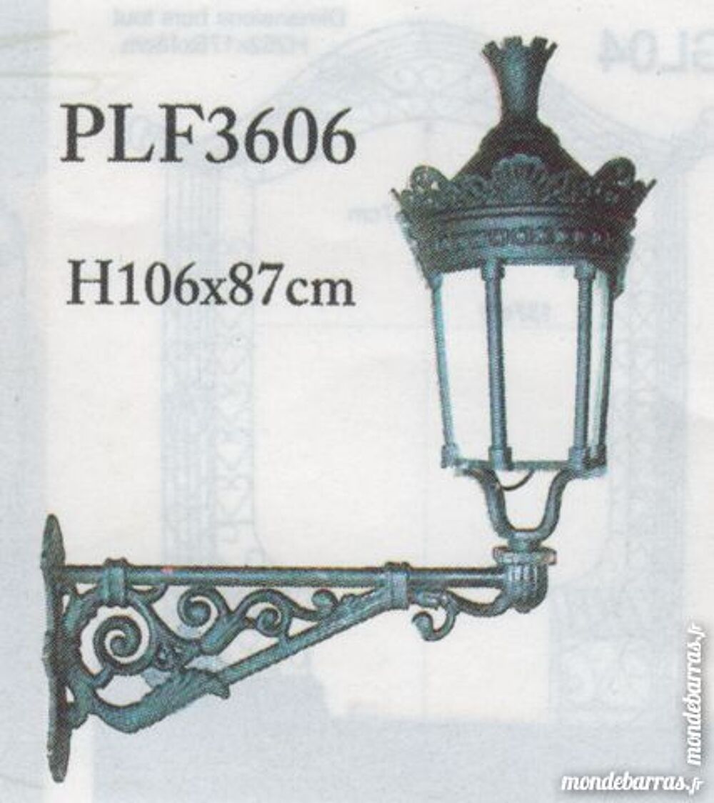 Lanterne murale, Lampadaire en fonte d'ext&eacute;rieur D�coration