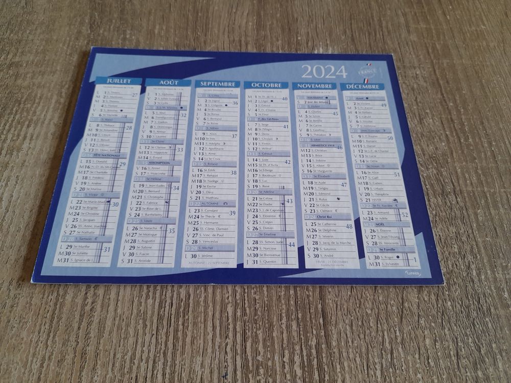 Petit calendrier 2024 