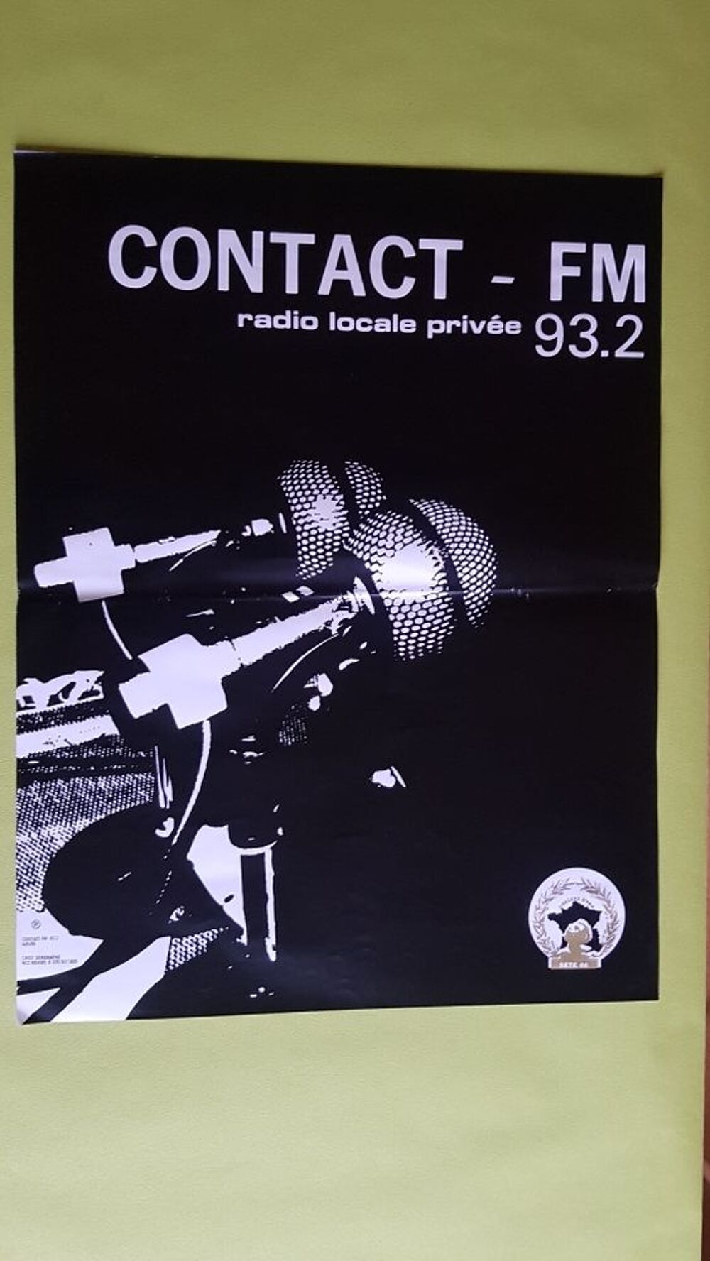 AFFICHE * RADIO CONTACT * NEVERS * 