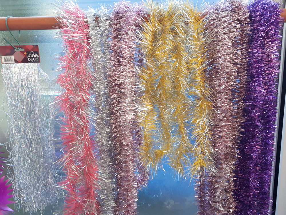 Lot de guirlandes et d&eacute;corations de No&euml;l D�coration