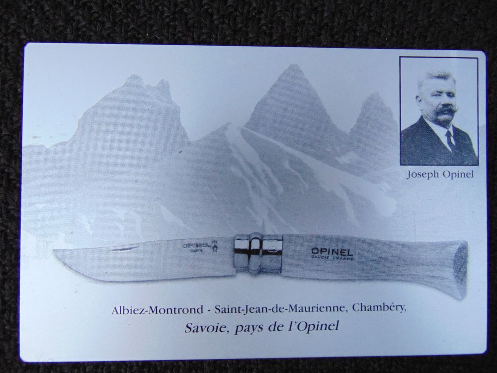 carte postale Opinel 