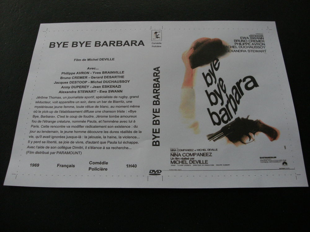 Film : " Bye bye Barbara " 1969 DVD et blu-ray