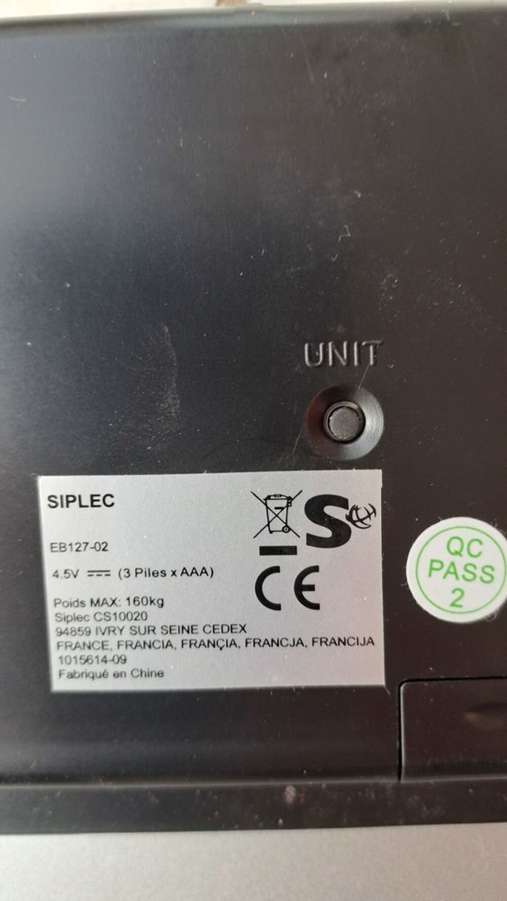 p&egrave;se personne elsay Electroménager