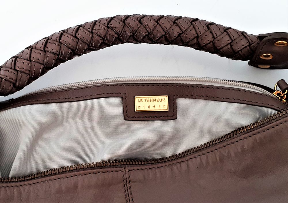 magnifique sac a main marque LE TANNEUR Maroquinerie