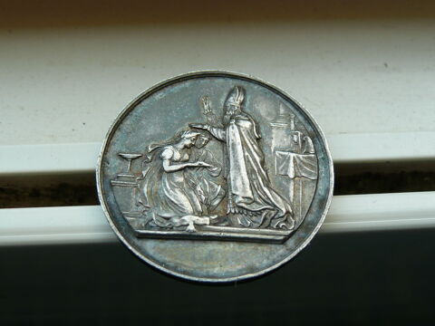 M�daille de mariage Argent massif juin1871 50 Bordeaux (33)