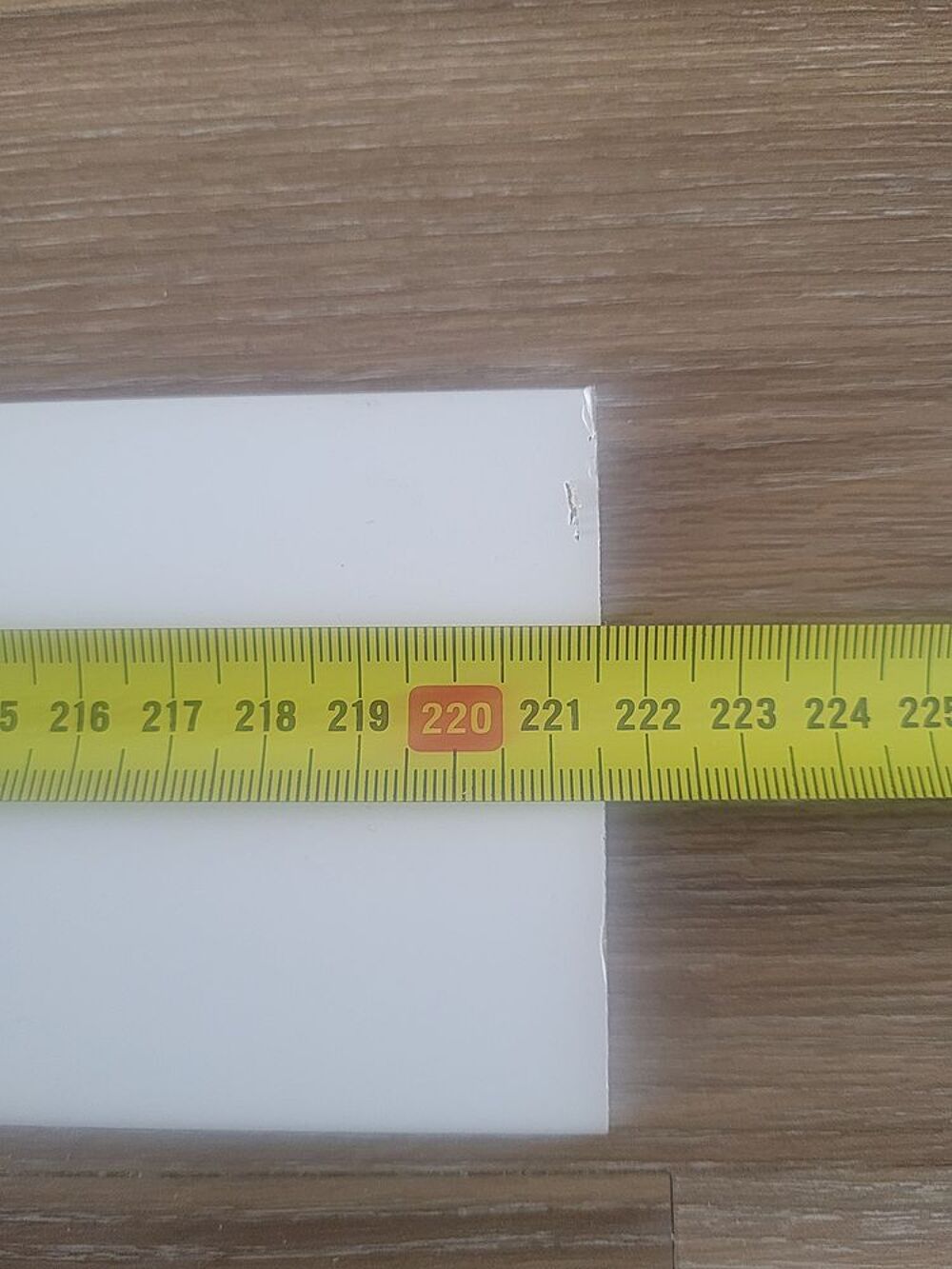 1 plinthe MDF pr&eacute;peinte blanche Bricolage